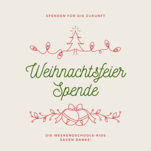 Weihnachtsfeier-Spende für einen guten Zweck